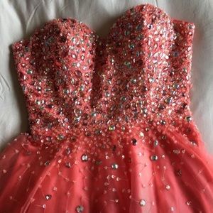Pink homecoming/prom dress